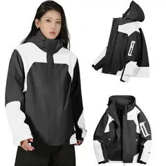 KOKILA - Abrigo de mujer Outdoor Termica Impermeable CortaViento