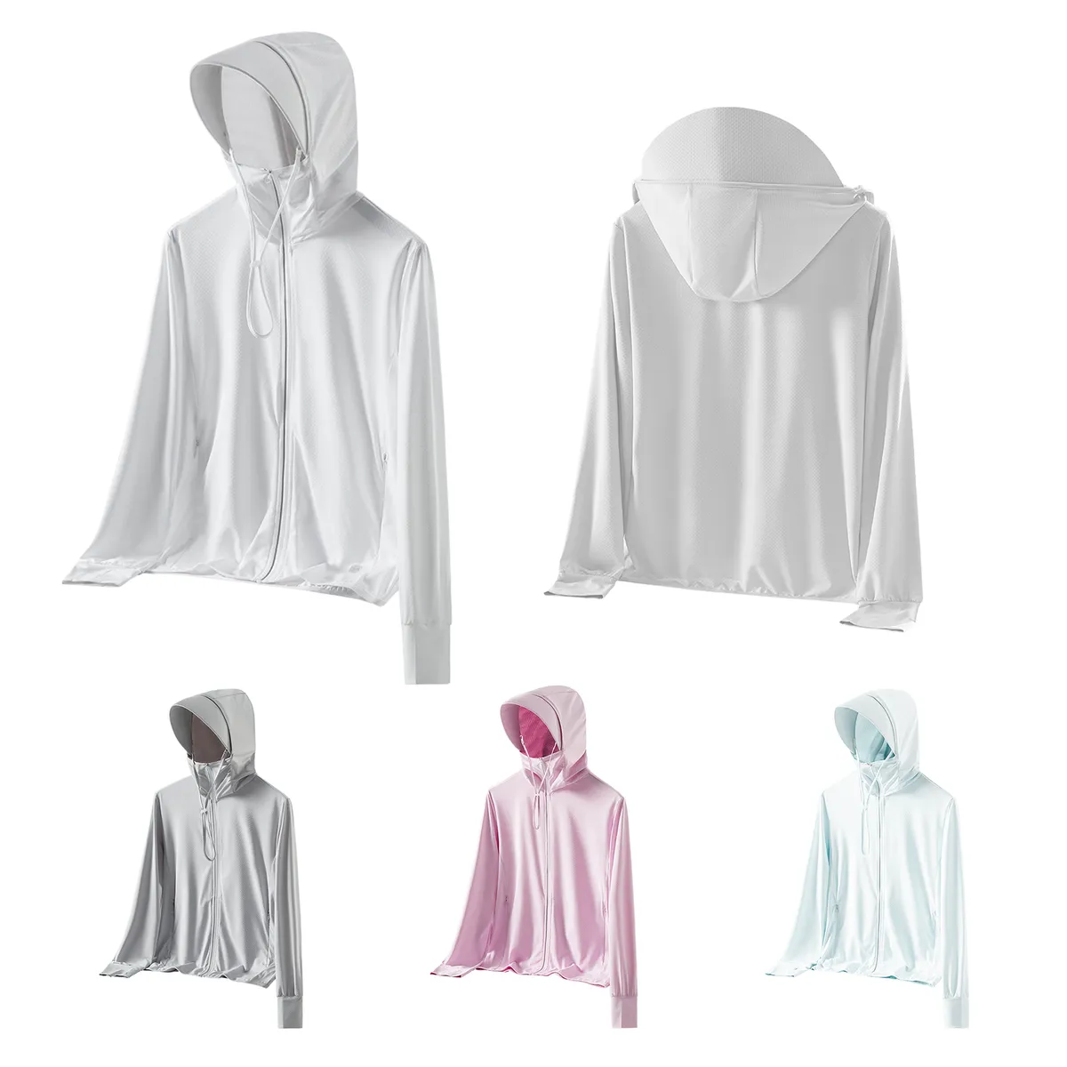 KOKILA - Polera Deportiva Manga Larga Secado Rápido Protección UPF 50+