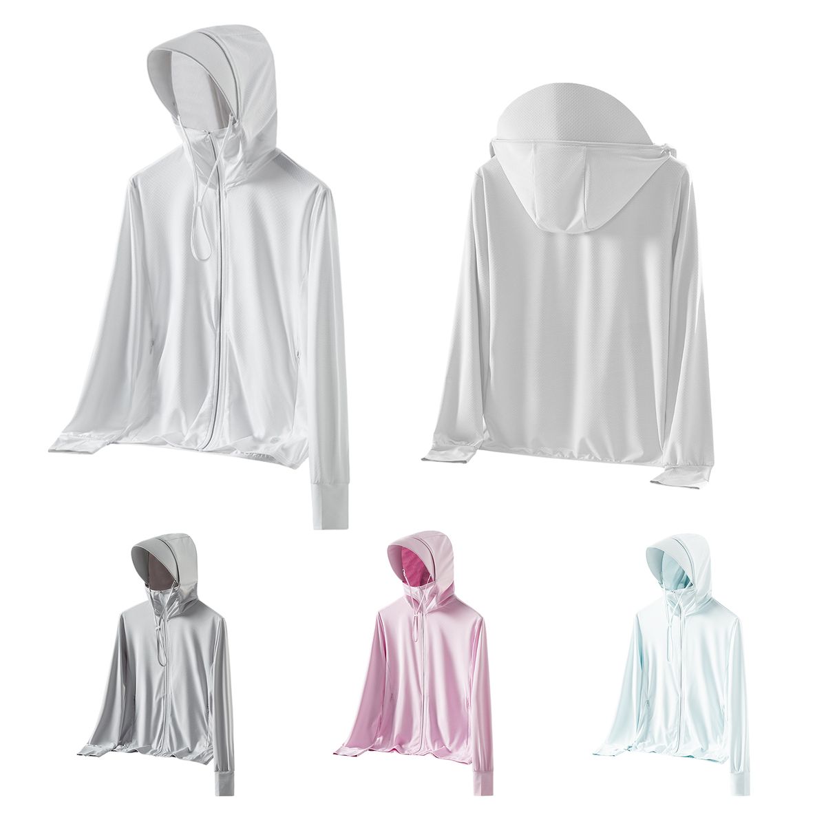 KOKILA - Polera Deportiva Manga Larga Secado Rápido Protección UPF 50+