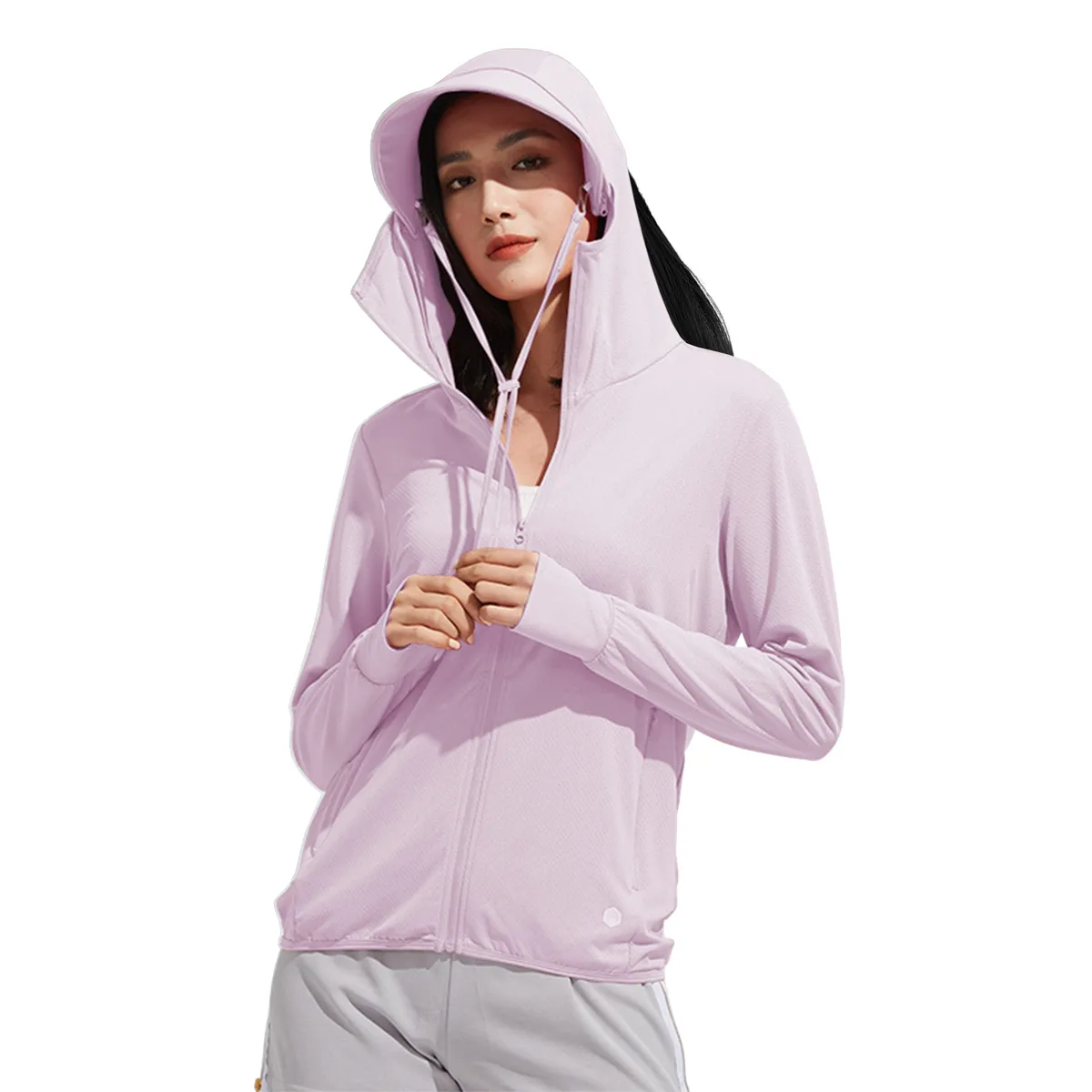 KOKILA - Polera Deportiva Manga Larga Secado Rápido Protección UPF 50+