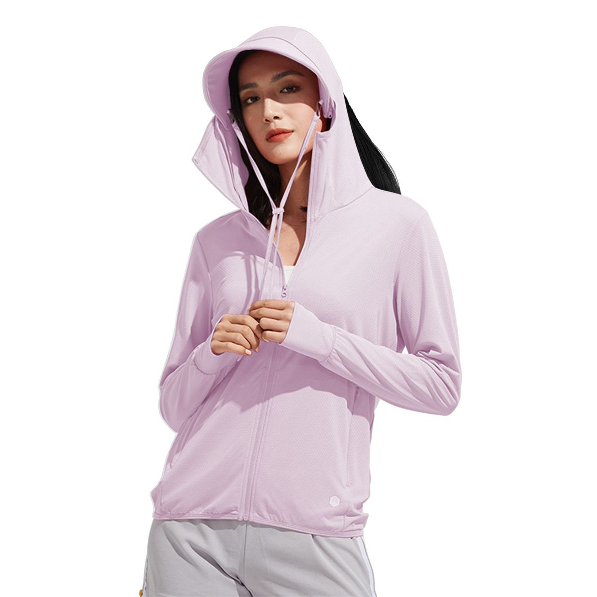 KOKILA - Polera Deportiva Manga Larga Secado Rápido Protección UPF 50+