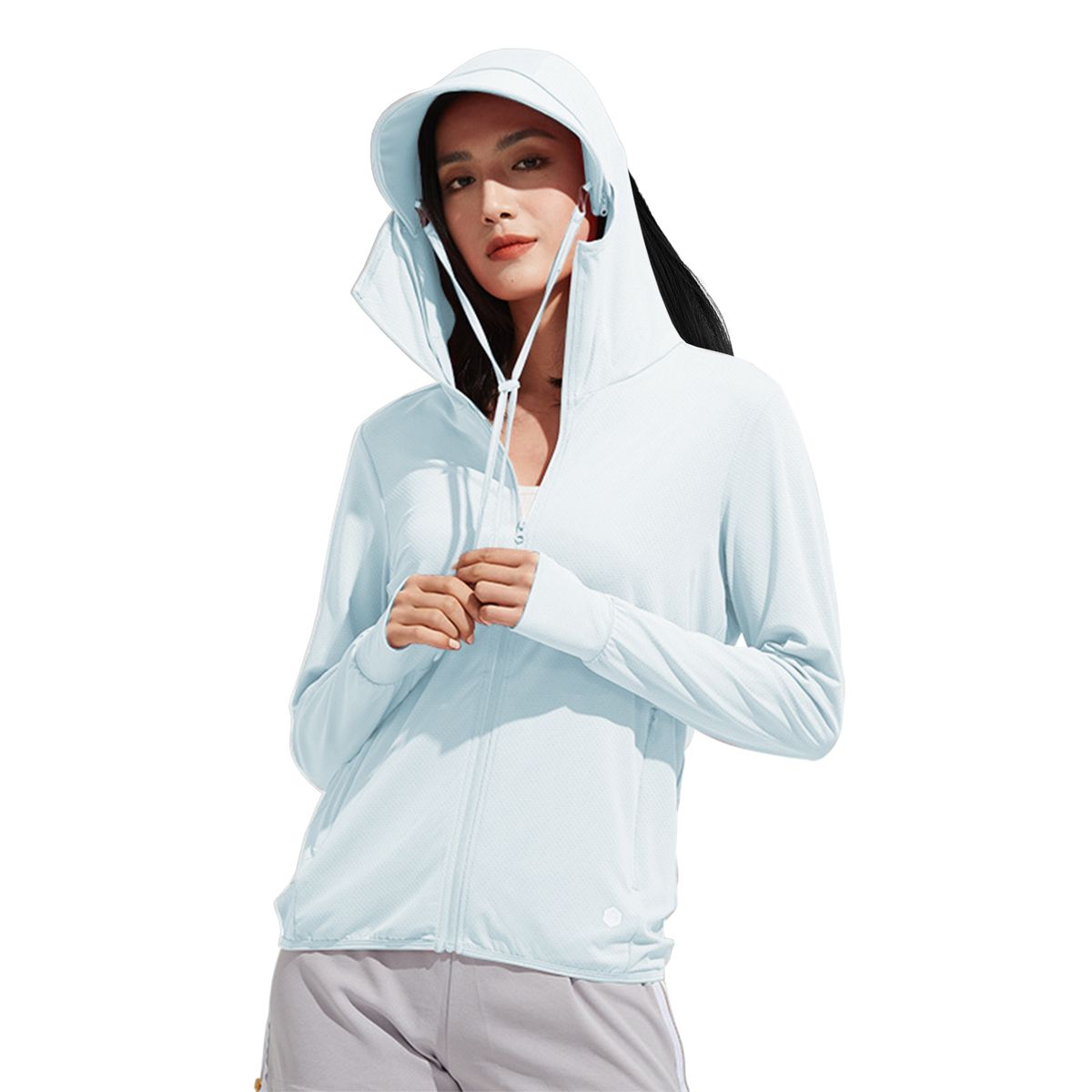 KOKILA - Polera Deportiva Manga Larga Secado Rápido Protección UPF 50+