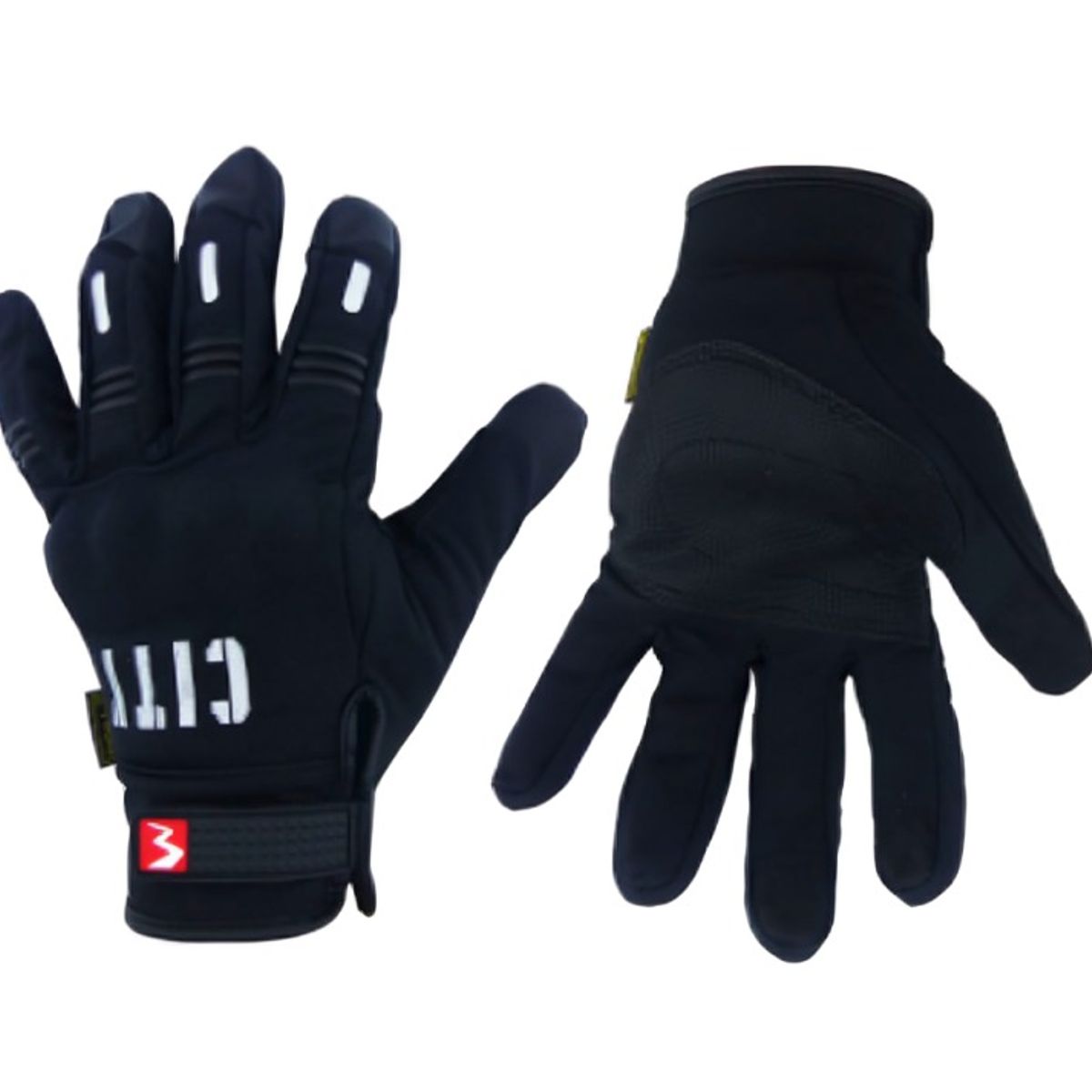 OEM - GUANTE PARA MOTO TOUCH MAD BIKE  CON PROTECCION NEGRO