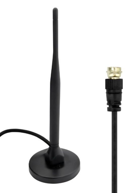 OEM ANTENA TV DIGITAL HD MOD.G20 CON IMAN UHF-HDTV 20CM ALTURA CON 3 MTS