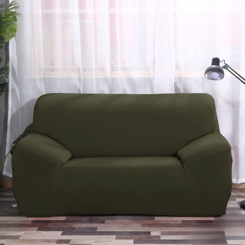 GENERICO - Funda de Sillon 3 Cuerpos Poliéster Elástico. Color Verde TF98