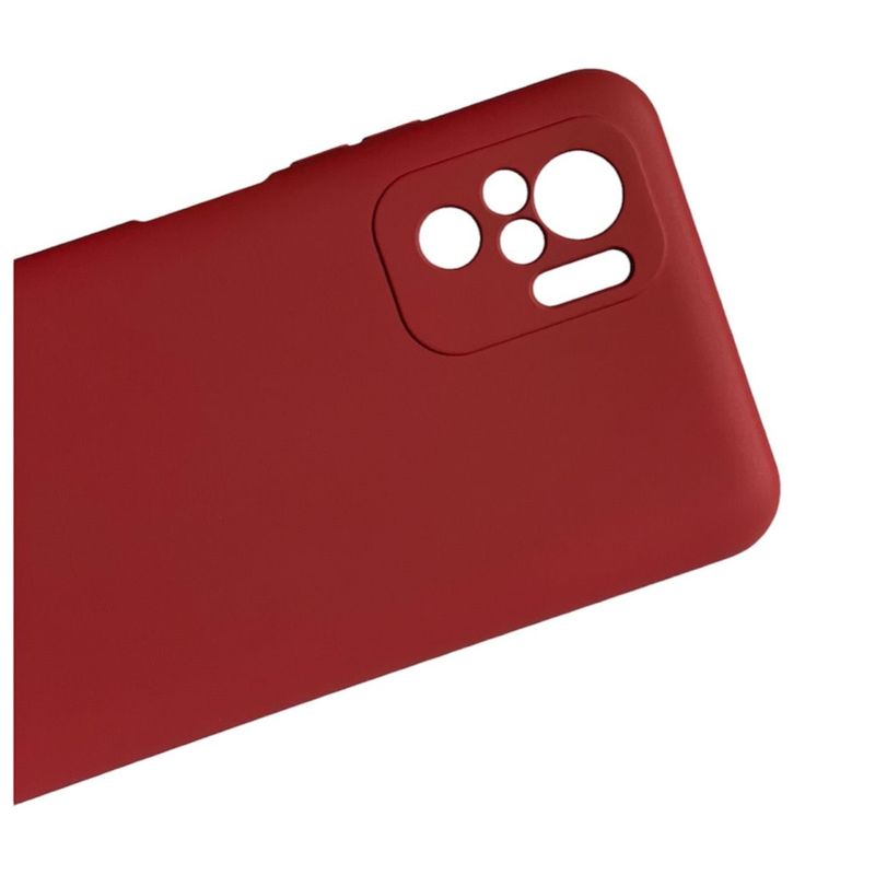 GENERICO - Carcasa Para Xiaomi Redmi Note 10 4g / 10s  Silicona Burdeo