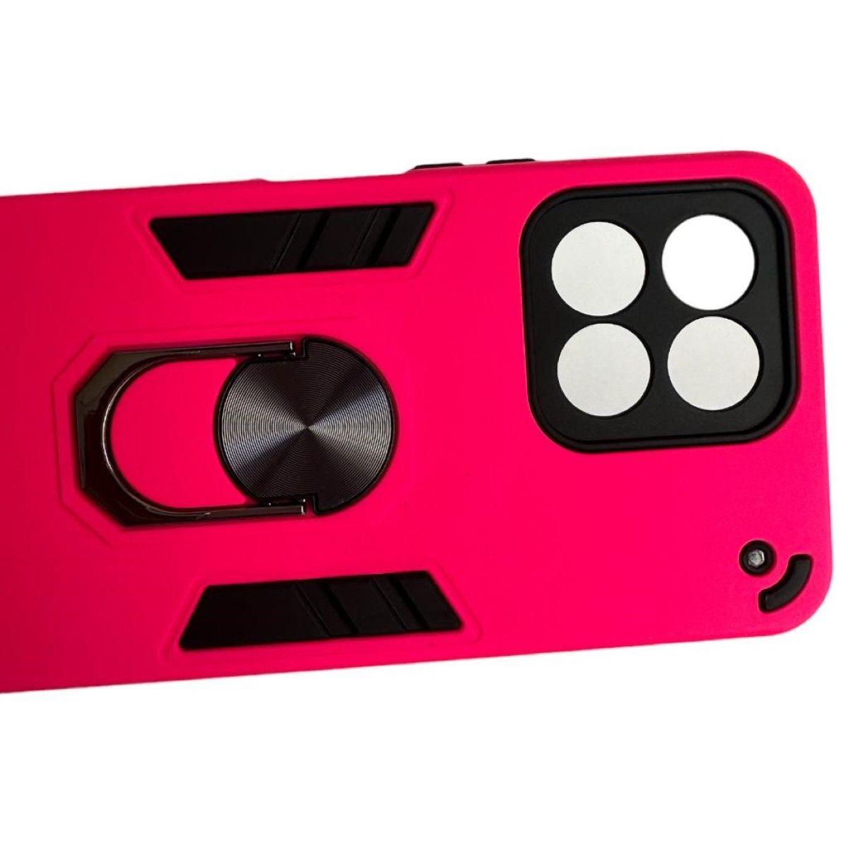 GENERICO - Carcasa Para Honor X6/ X6s Anti Golpes Anillo Fucsia