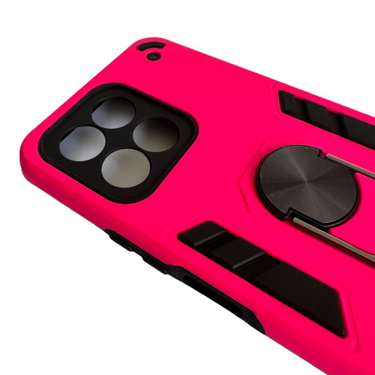 GENERICO - Carcasa Para Honor X6/ X6s Anti Golpes Anillo Fucsia