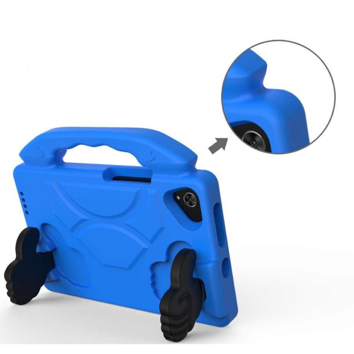 GENERICO - Carcasa Niños Anti-golpes Para Samsung Tab A7 Lite 8.7 T220 Azul