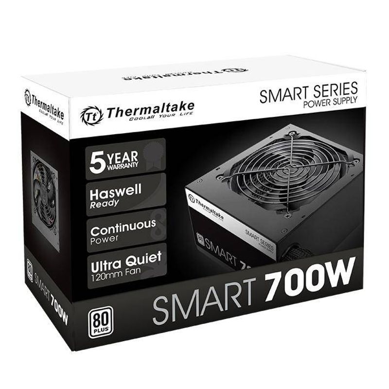THERMALTAKE - Fuente de Poder Thermaltake Smart 700W Certificación 80PLUS White