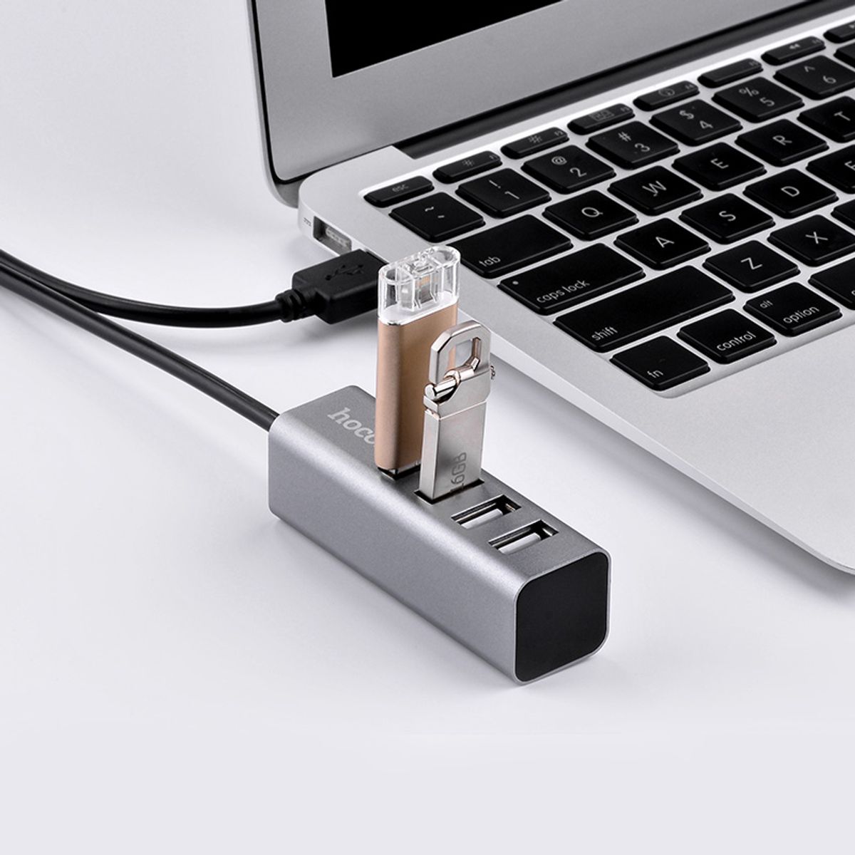 HOCO - Adaptador Hub USB Hoco  HB1 4 puertos 2.0