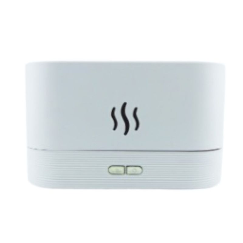 OEM - HUMIDIFICADOR MODEFECTO FLAMA LLAMA CON LUZ RGB 180ML