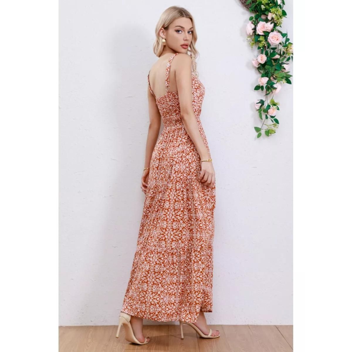 GENERICO - Maxi Vestido Verano Largo Mujer Floral Maxi 229