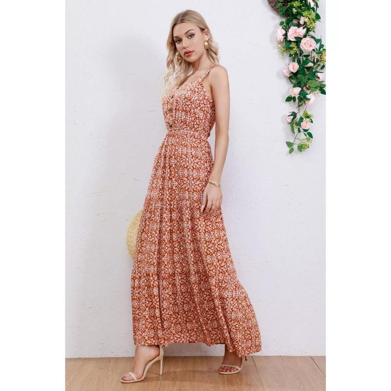 MPROPIA - Maxi Vestido Verano Largo Mujer Floral Maxi 229.-