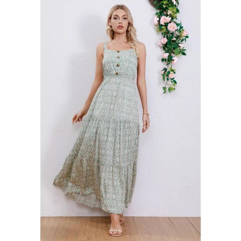 MPROPIA - Maxi Vestido Verano Largo Mujer Floral Maxi 229.-