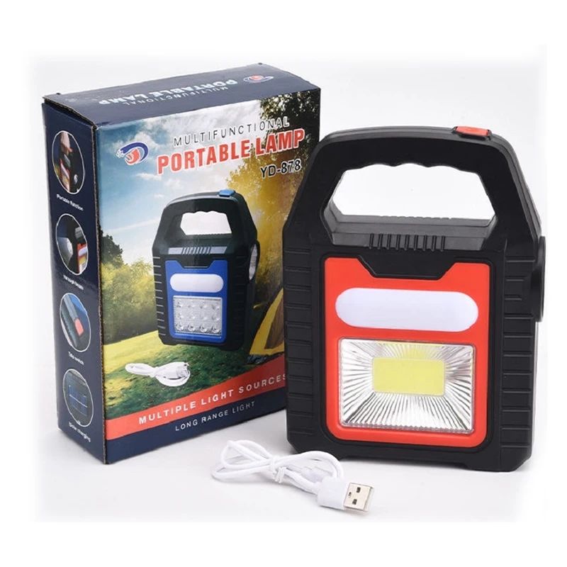 GENERICO - Lampara Linterna Emergencia Solar y Recargable