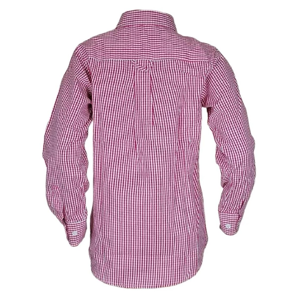 UTILISIMO - Camisa Huaso Cuadrille Algodón Rojo Talla 14 Niño