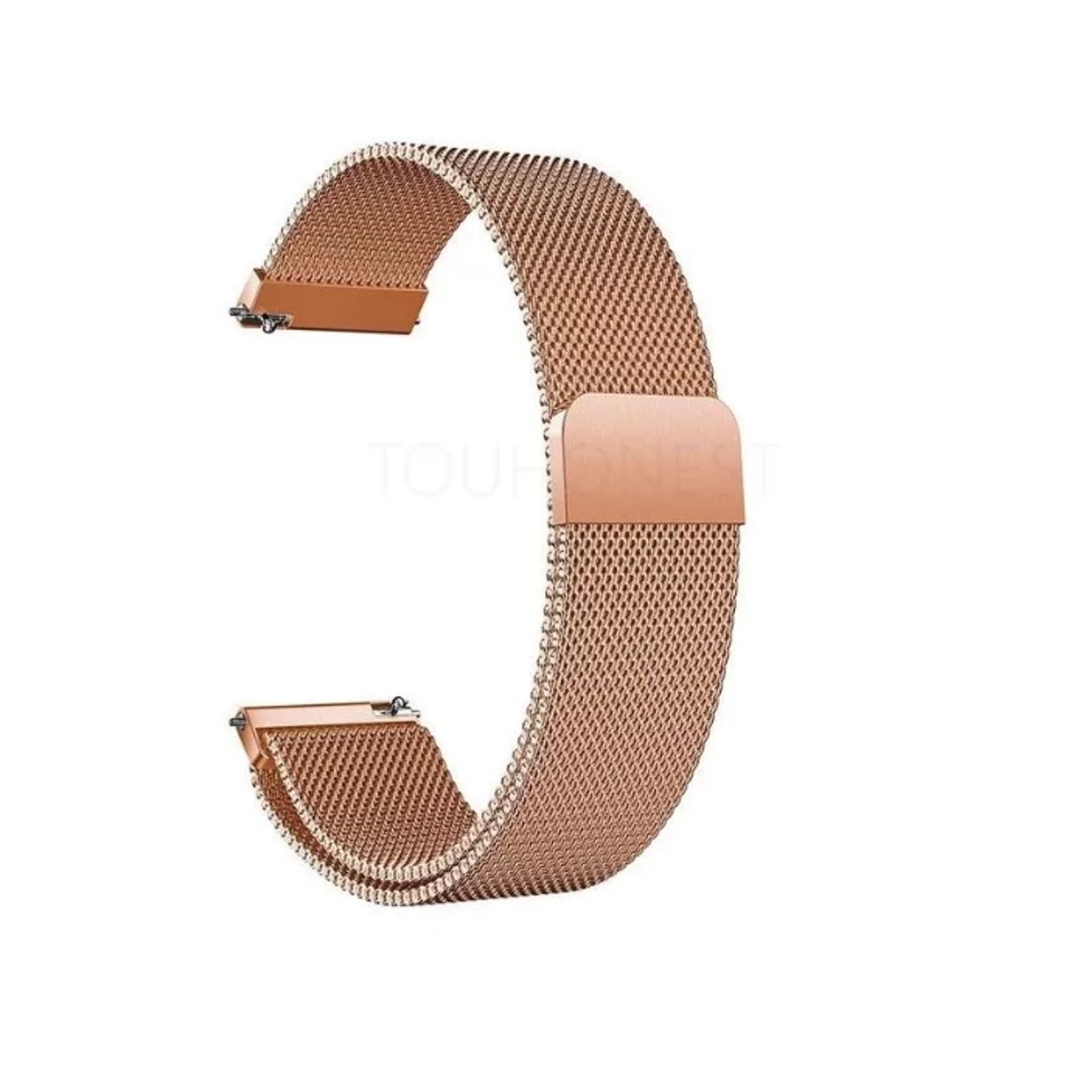 GENERICO - Correa Metálica Magnetica Para Samsung/huawei - 22 Mm-ROSA GOLD
