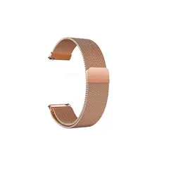 GENERICO - Correa Metálica Magnetica Para Samsung/huawei - 22 Mm-ROSA GOLD