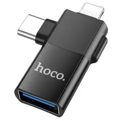 HOCO - Adaptador UA17 Lightning macho Tipo-C macho a USB