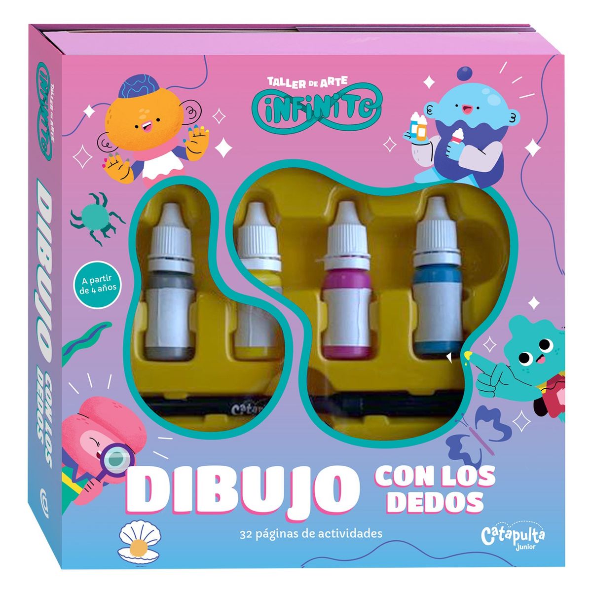 CATAPULTA EDITORES - LIBRO Taller De Arte Infinito: Dibujo Con Los Dedos
