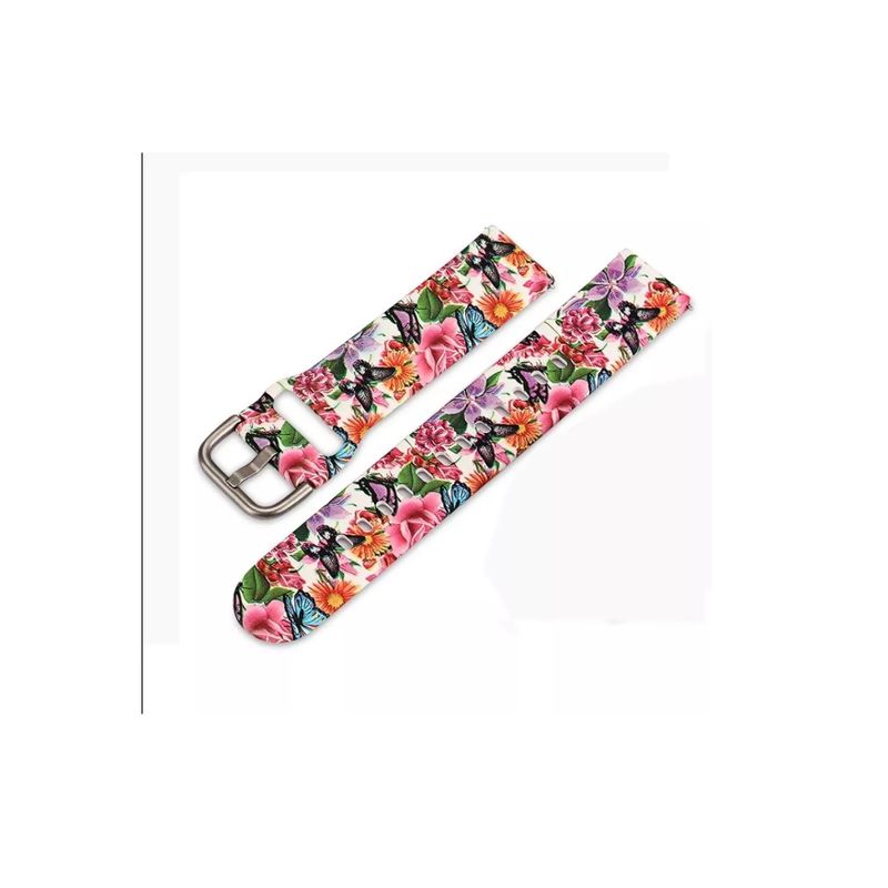 GENERICO - Correa Diseño Flores Para Samsung Galaxy Watch Active Gears2
