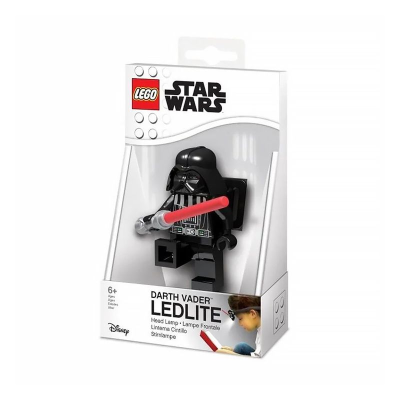 LEGO - LEGO Darth Vader Linterna Led de Cintillo - Negro