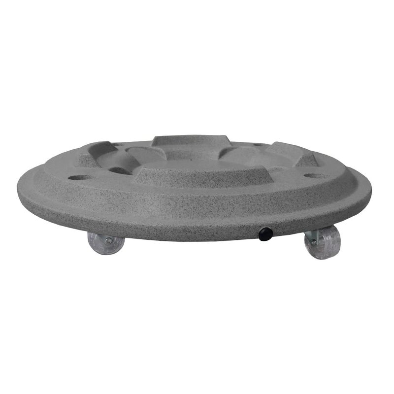VERDY - Plato Para Maceta Con Ruedas De Silicona 30cm 120kgs