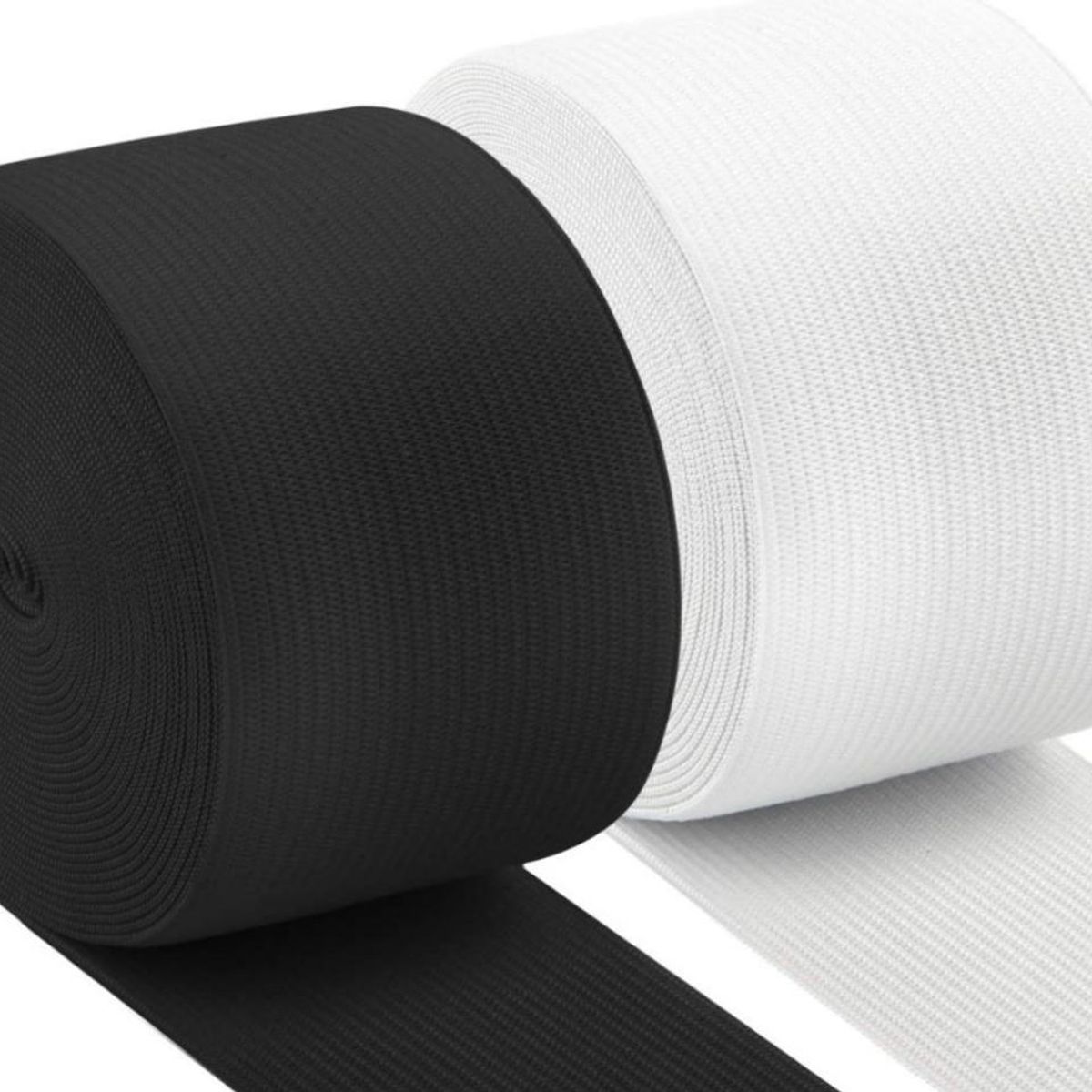 GENERICO - Rollo elástico 5cm de ancho 50 metros de largo negro