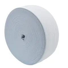 GENERICO - Rollo elástico 4cm de ancho 50 metros de largo blanco