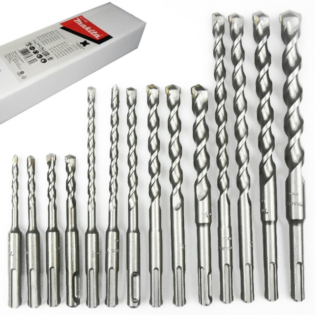 MAKITA - Set Brocas SDS PLUS 14 Piezas Makita D-71956