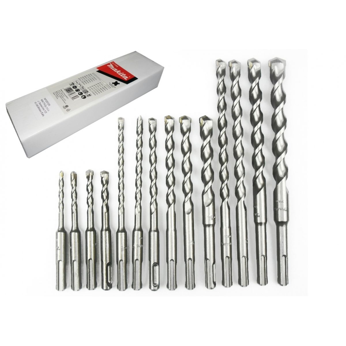 MAKITA - Set Brocas SDS PLUS 14 Piezas Makita D-71956