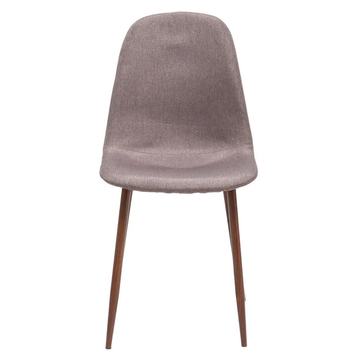 SPAZZIO - Kit 6 sillas Cross nogalcanela