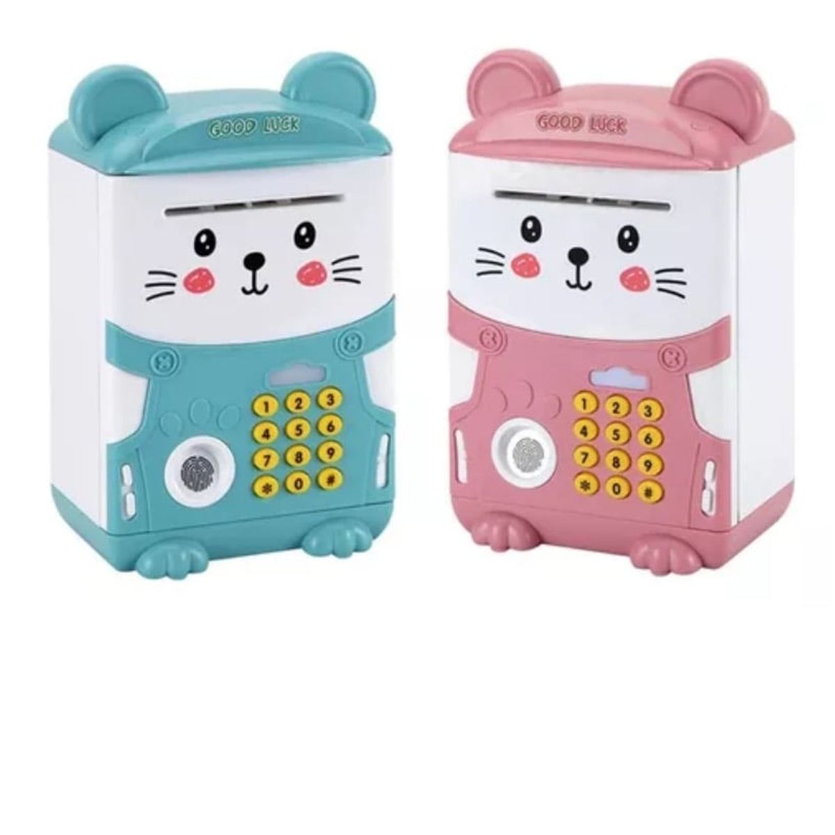 GENERICO - Alcancía Gato Ahorro Automatica Sonido y Huella