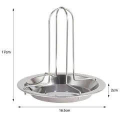 GENERICO - Soporte Chicken Roaster Para Asador Horno Cocina Camping