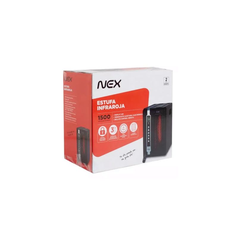 NEX - Estufa Infrarroja - 1500w - Pfh1503b - Nex