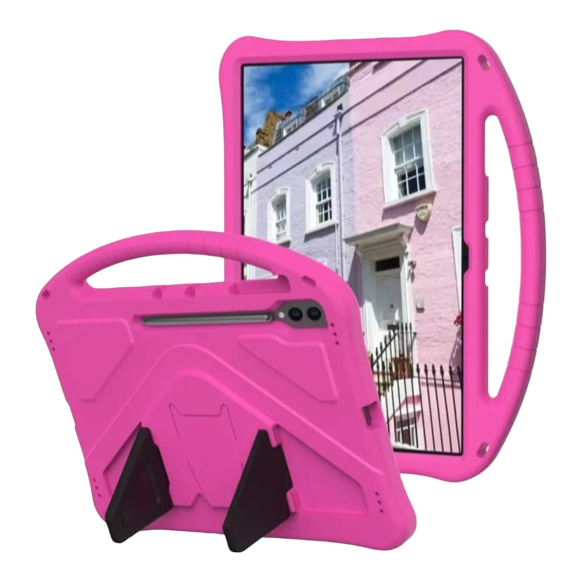 GENERICO - Funda De Goma EVA compatible con Samsung Galaxy Tab S9 FE Rosa