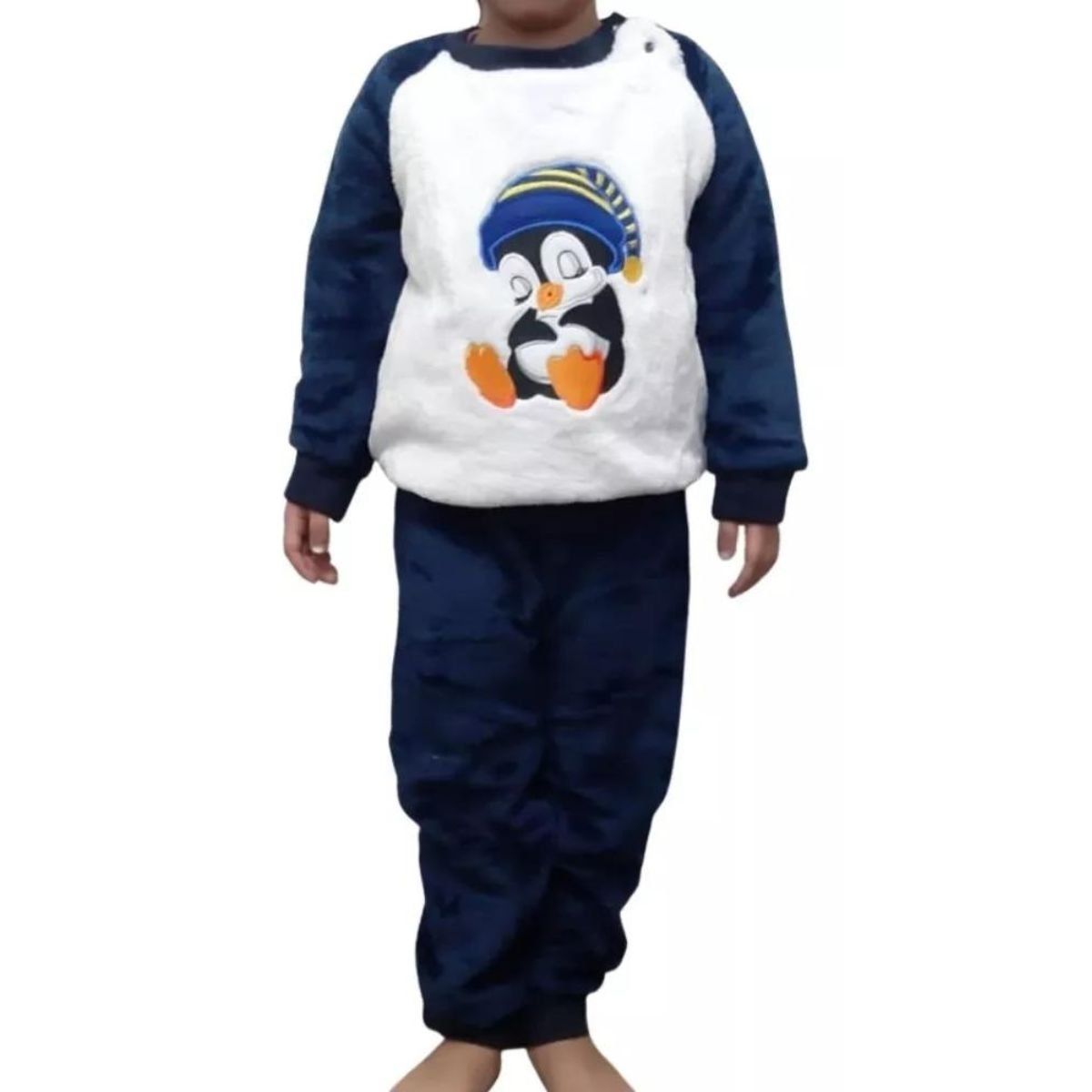 LIKE SHOP - Pijama Polar Invierno Grueso Calidad Premium Pinguino 909