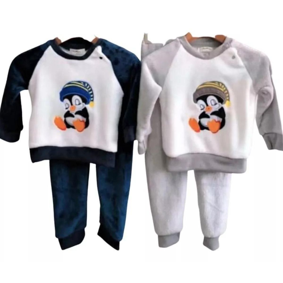 LIKE SHOP - Pijama Polar Invierno Grueso Calidad Premium Pinguino 909