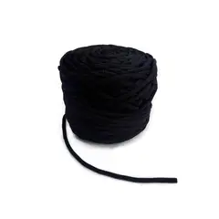 GENERICO - Cordón Trípolino macramé 4mm de 8 hebras / 100 mts negro