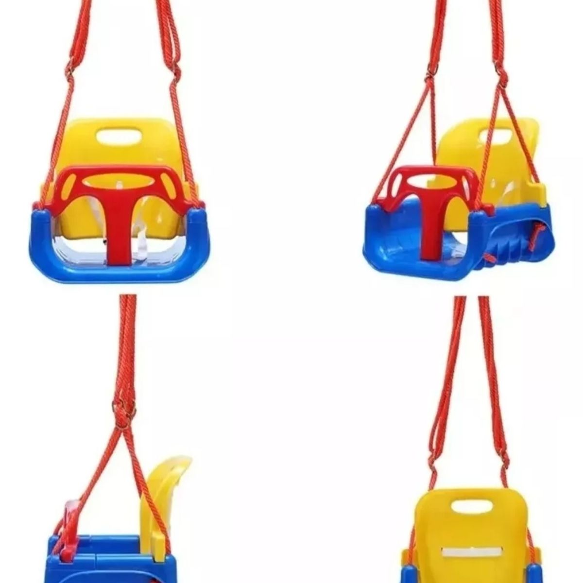 GENERICO - Columpio Silla 3 En 1 Ajustable Portátil Niños Asiento Bebé