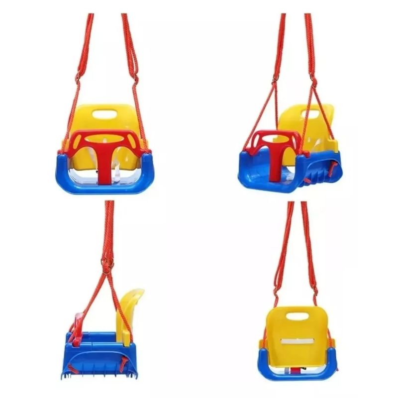 GENERICO - Columpio Silla 3 En 1 Ajustable Portátil Niños Asiento Bebé