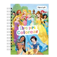 ELEFANTE AZULL - Libro para colorear Princesas Disneyxxx