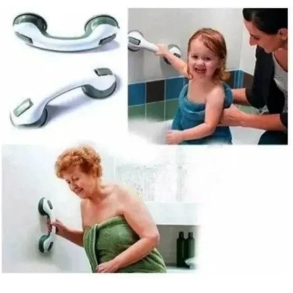 GENERICO - agarradera marilla asa soporte seguridad naño ducha mango