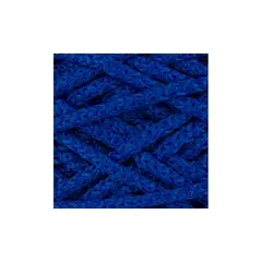 GENERICO - Cordón Trípolino macramé 4mm de 8 hebras / 100 mts azul rey