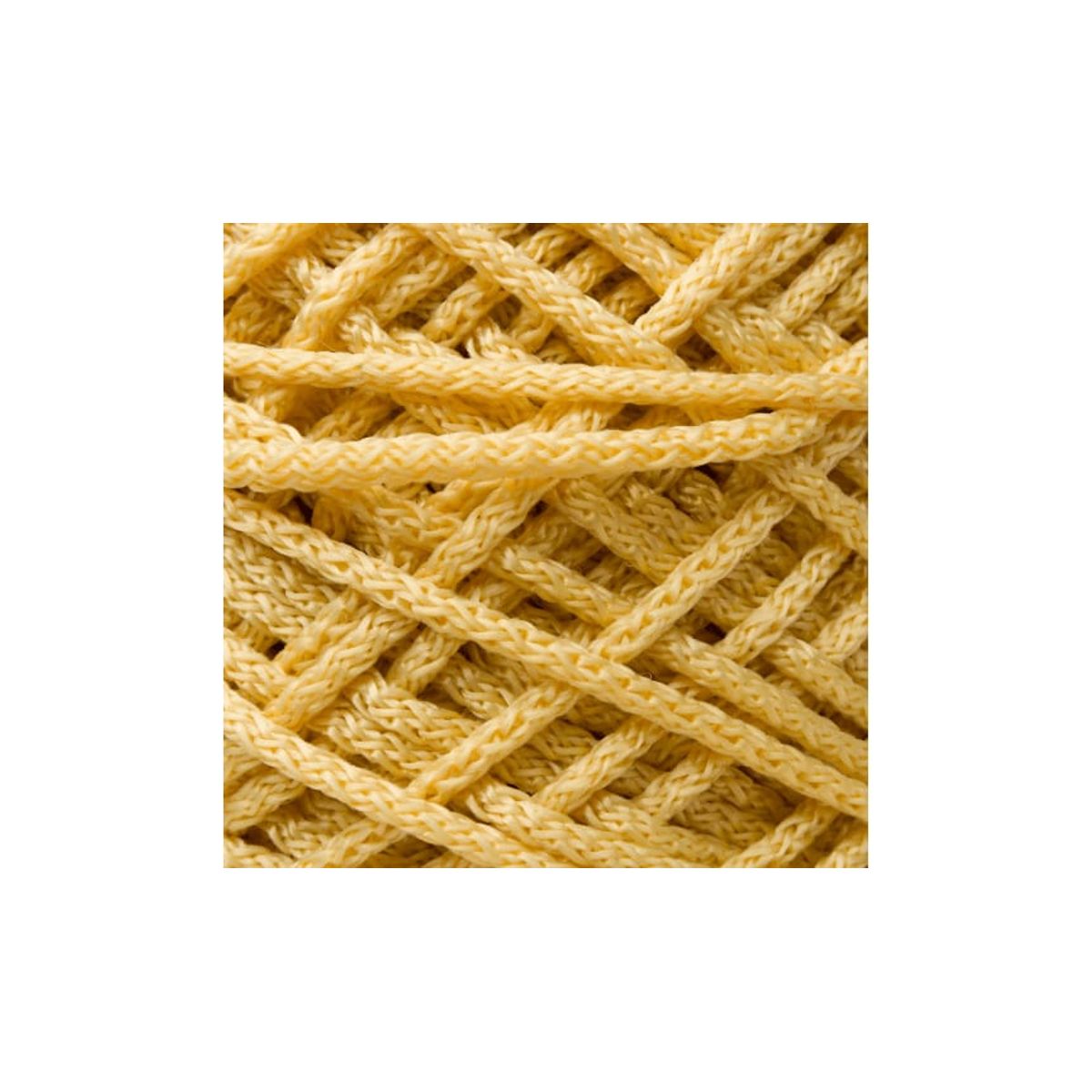 GENERICO - Cordón Trípolino macramé 4mmde8hebras100mts amarillo oro