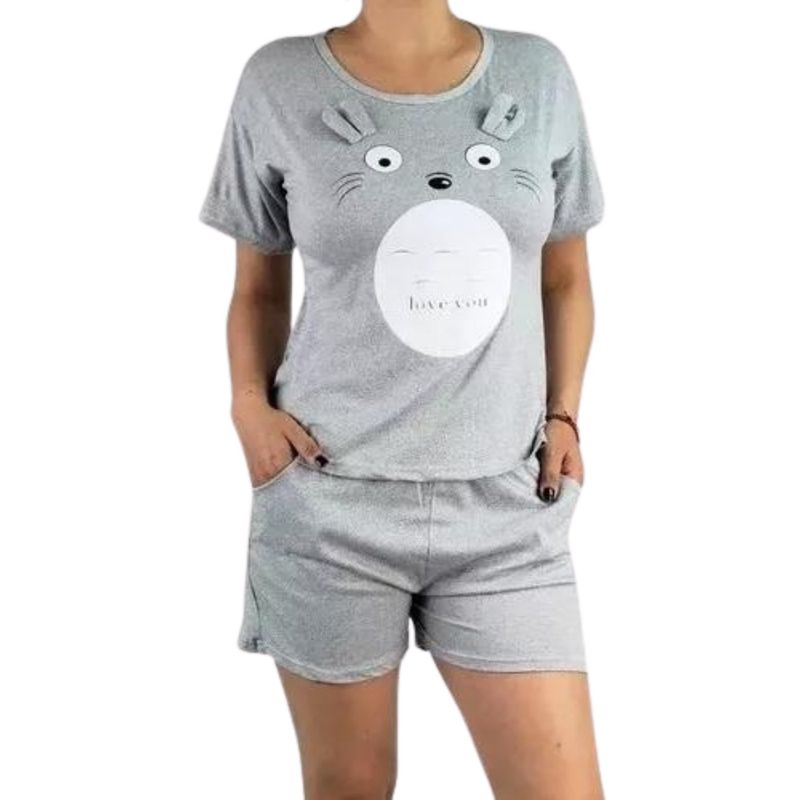 MPROPIA - Pijama Mujer Verano Short y Polera Raton 553