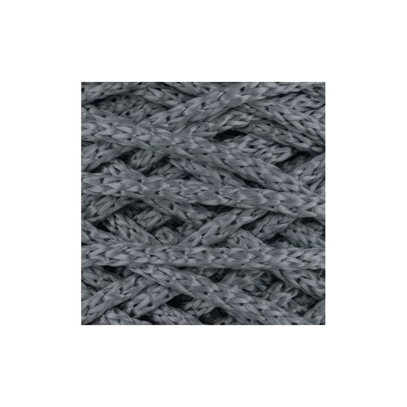 GENERICO - Cordón Trípolino macramé 4mm de 8hebras100mts gris perla