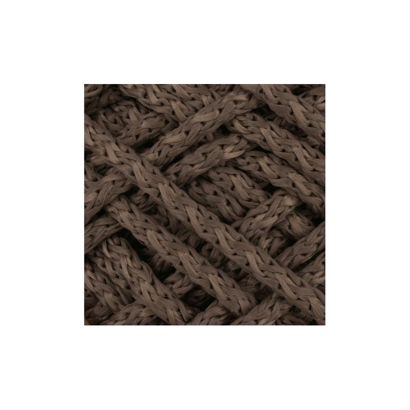 GENERICO - Cordón Trípolino macramé 4mmde8hebras100mts marron castaño