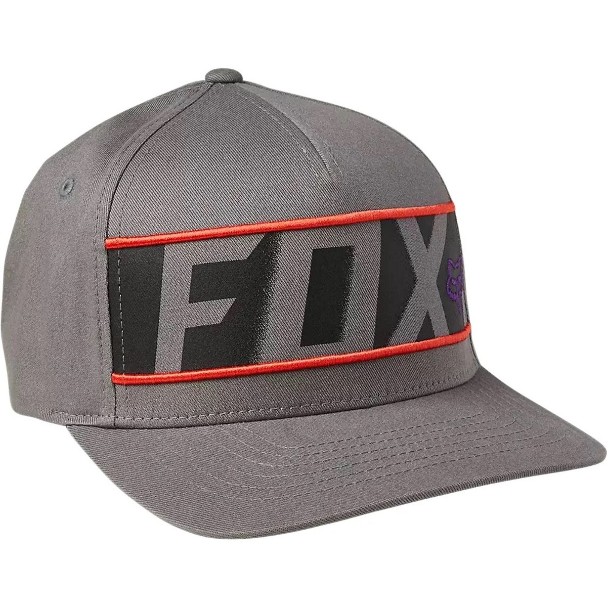 FOX RACING - Jockey FOX RKANE FLEXFIT Gris